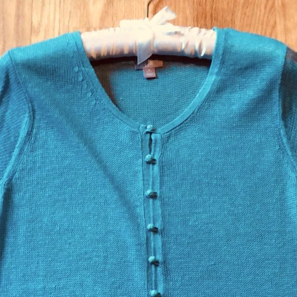 COPY - 100 % linen ⭐️ fine sweater knit top ⭐️ - Picture 3 of 7